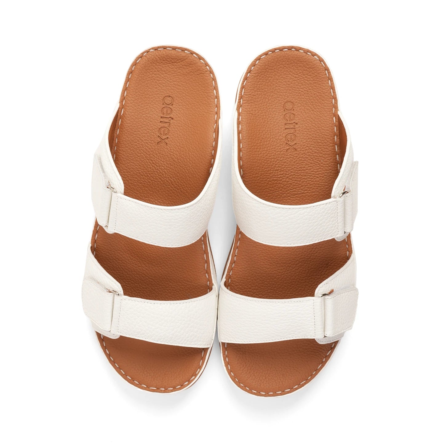 Aetrex Premium Comfort Arabic Sandals White - Aetrex Middle East